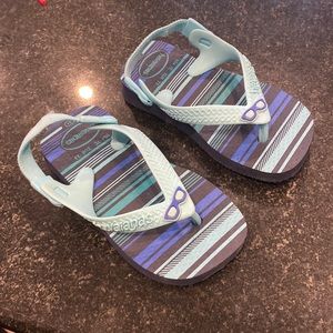 Havaianas baby/toddler flip flops US size 7C